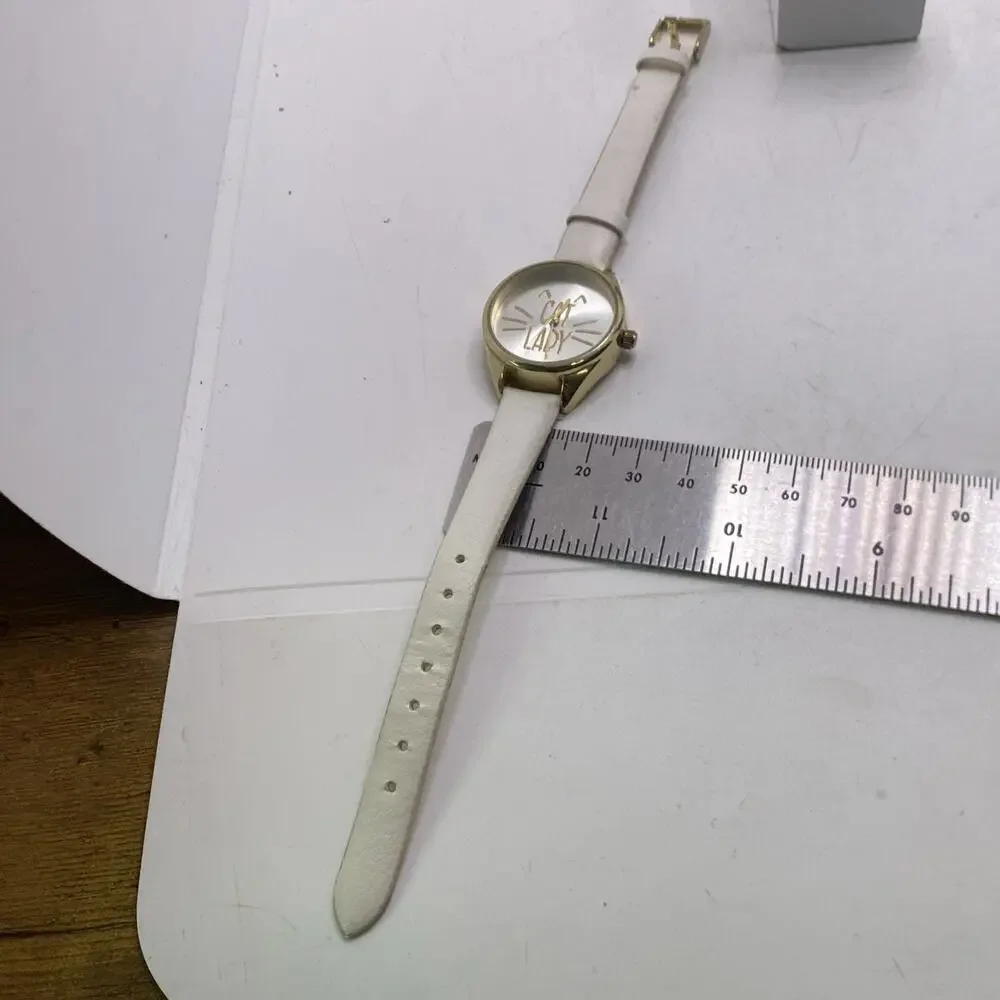 Womens Worn Cat Lady Watch Works New Battery